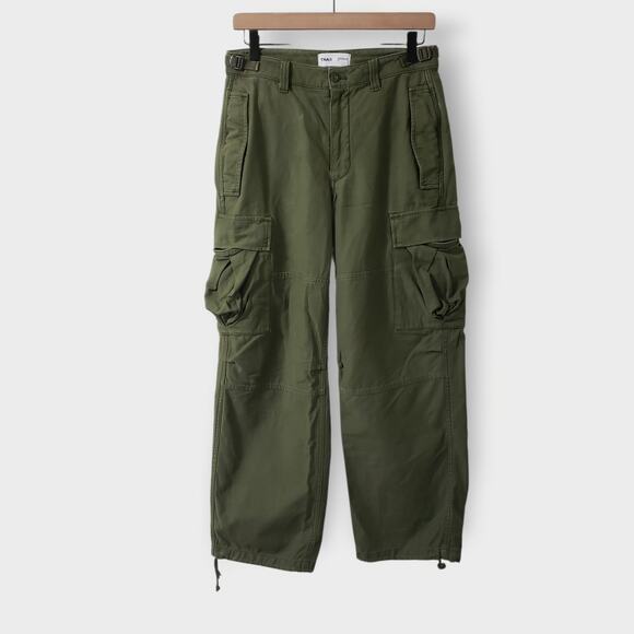 TNA Pants - Aritzia Tna Supply Cargo Pant Olive Green Sz 4 Relaxed Grunge Gorp Streetwear